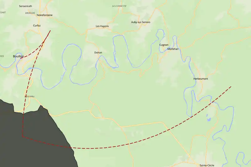 Example Belgium itinerary planner route