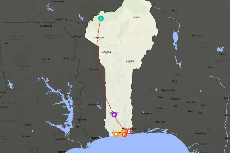 Backpacking in Benin