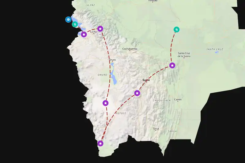 Backpacking in Create your own
