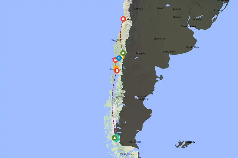 Backpacking in Chile