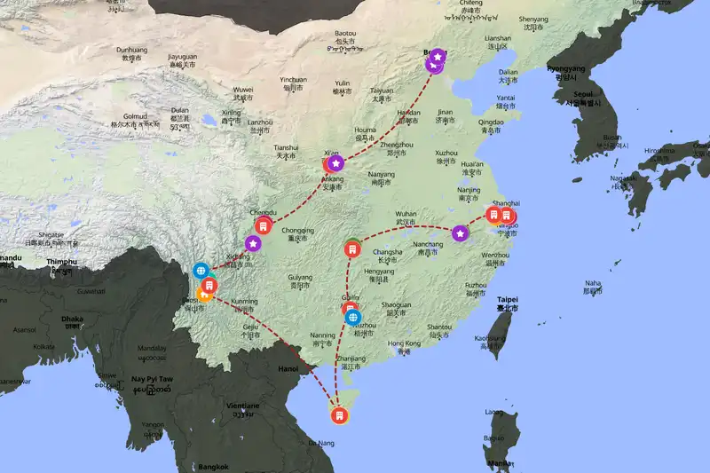 Backpacking in China