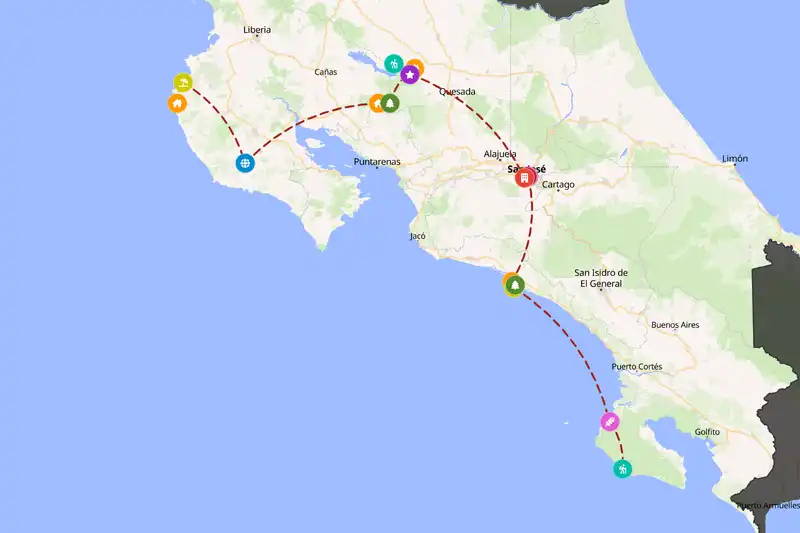 Backpacking in Costa Rica