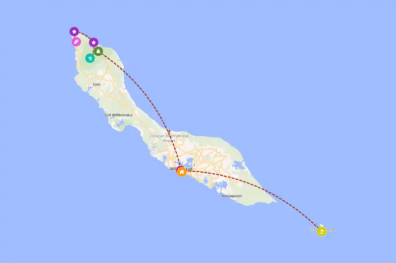 Backpacking in Curaçao