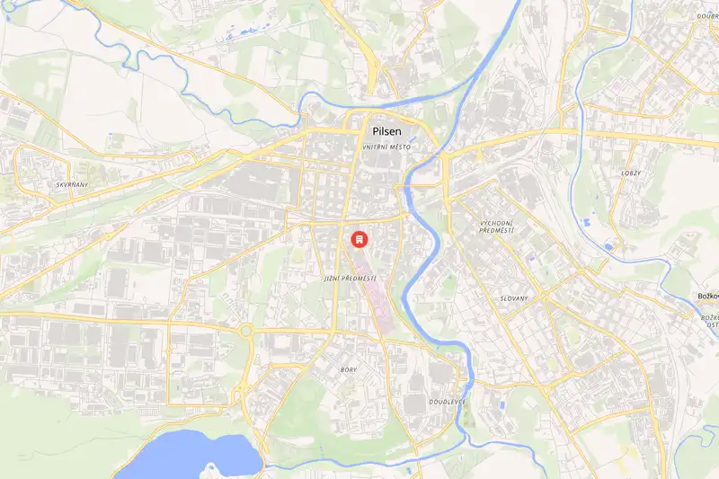 Example Czechia itinerary planner route