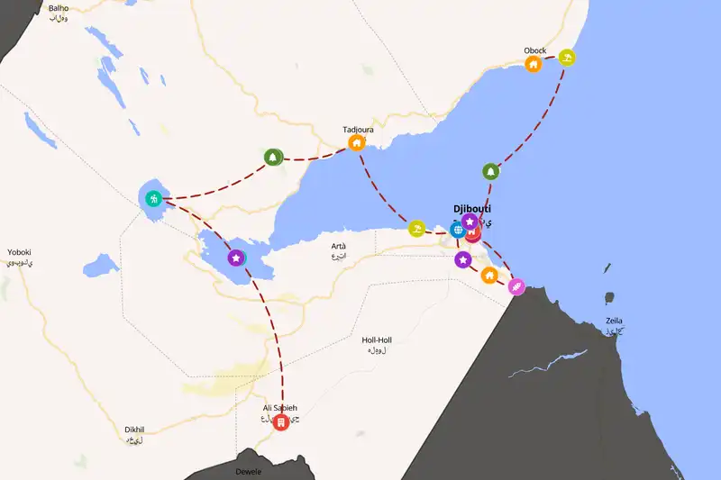 Backpacking in Djibouti