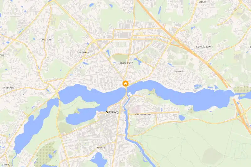 Example Denmark itinerary planner route