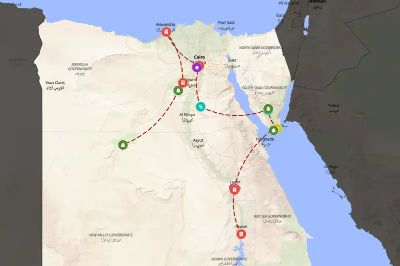 Backpacking in Egypt