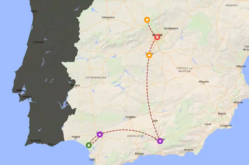 Backpacking in Spain