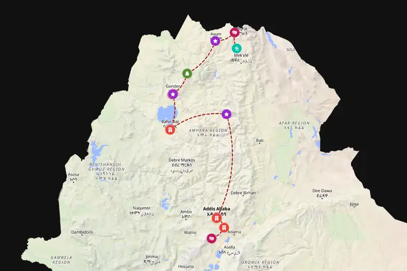 Backpacking in Ethiopia