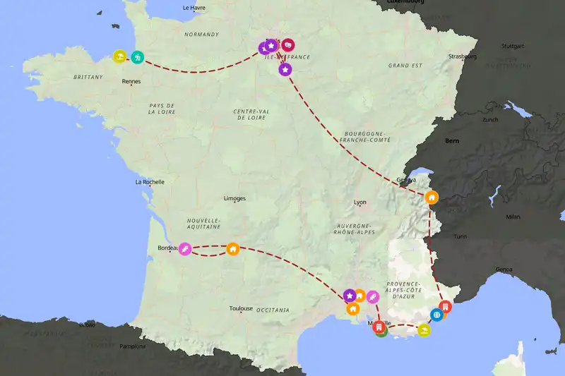 Backpacking in France