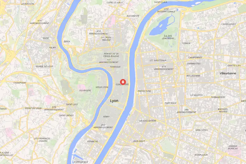 Example France itinerary planner route
