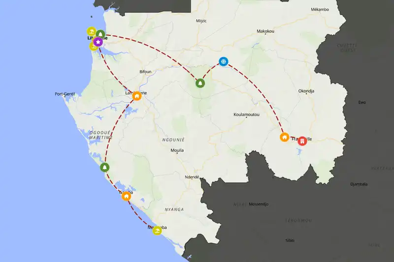 Backpacking in Gabon