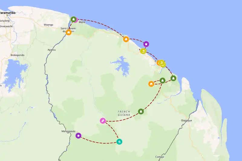 Backpacking in French Guiana