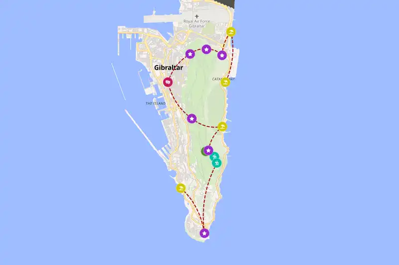 Backpacking in Gibraltar