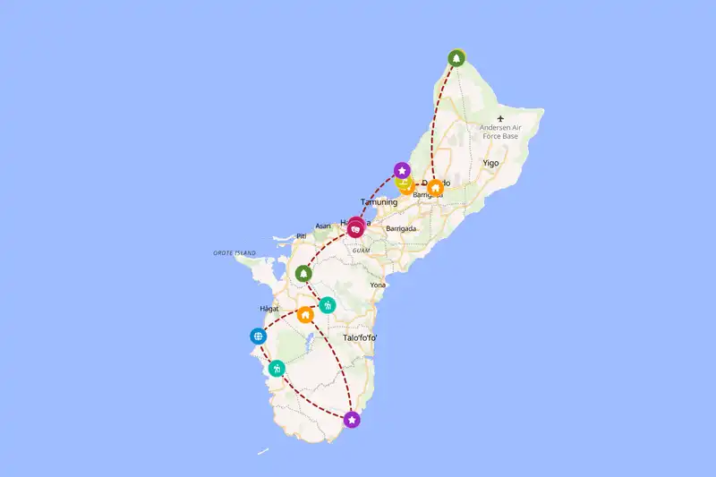 Backpacking in Guam