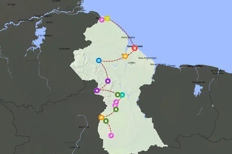 Backpacking in Guyana
