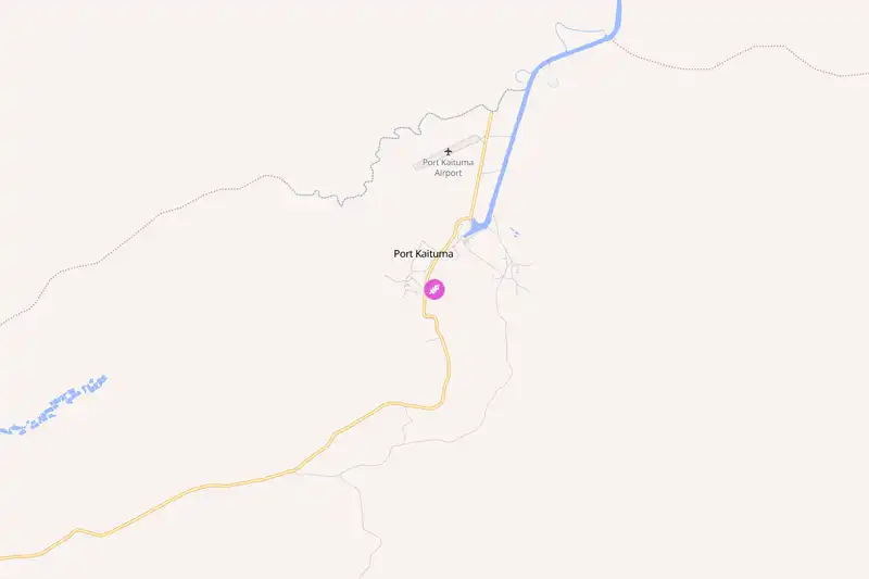Example Guyana itinerary planner route