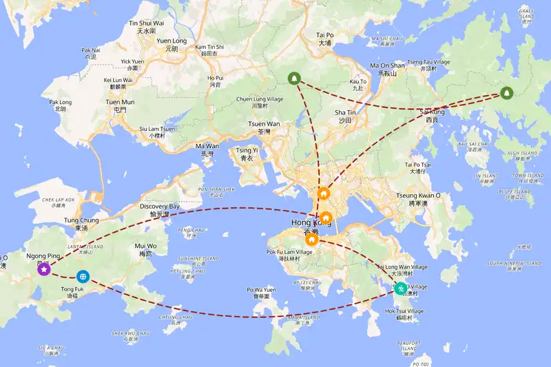 Backpacking in Hong Kong
