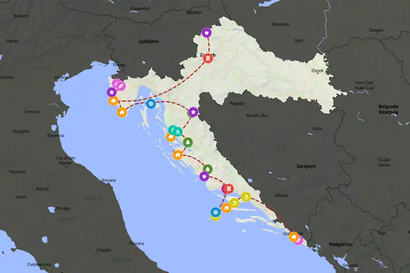 Backpacking in Croatia