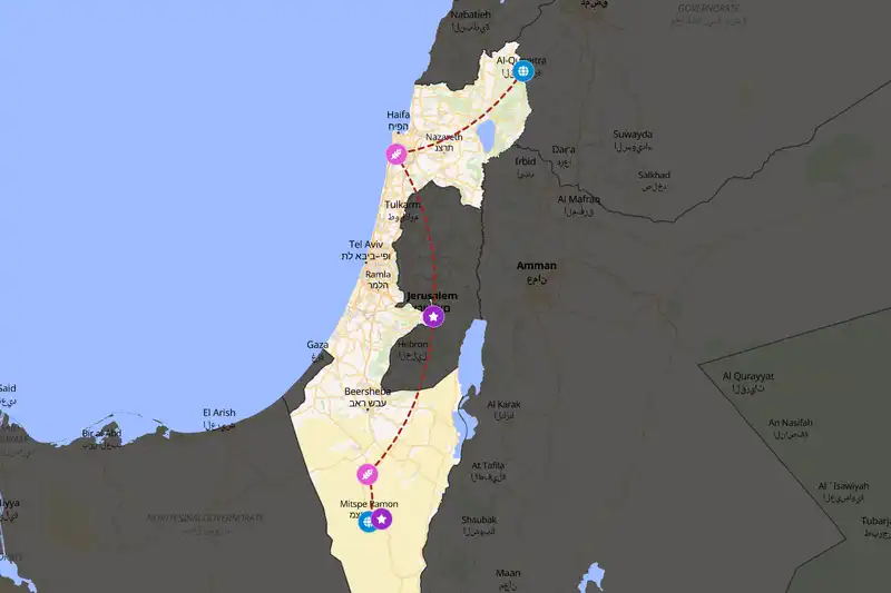 Backpacking in Israel