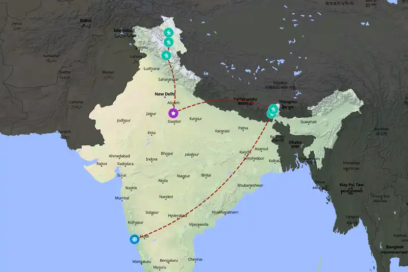 Backpacking in India