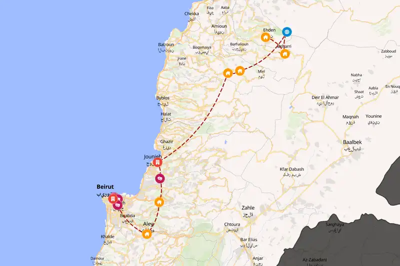 Backpacking in Lebanon