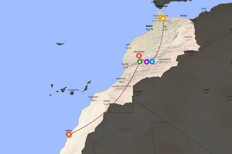 Backpacking in Morocco