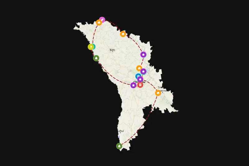 Backpacking in Moldova