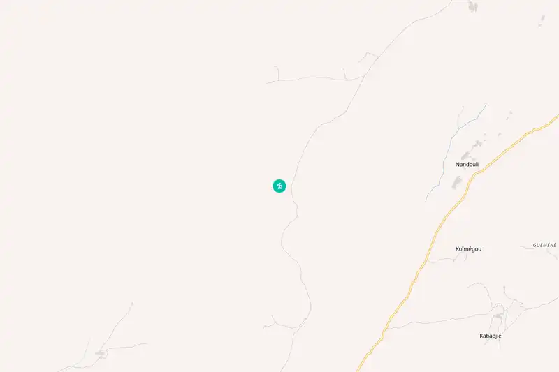 Example Mali itinerary planner route