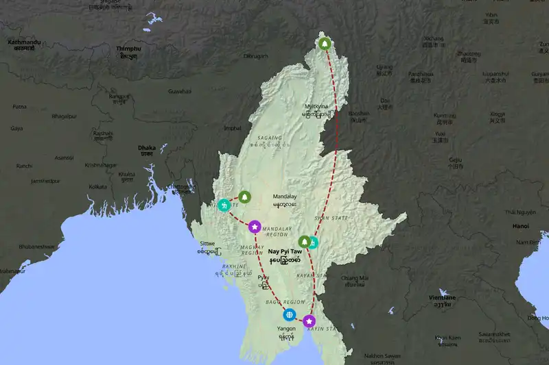Backpacking in Myanmar