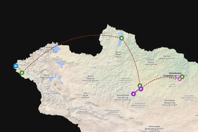 Backpacking in Mongolia