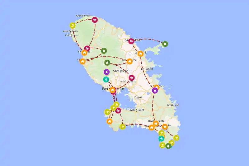 Backpacking in Martinique
