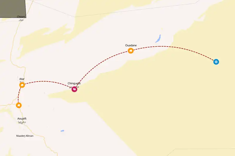 Backpacking in Mauritania