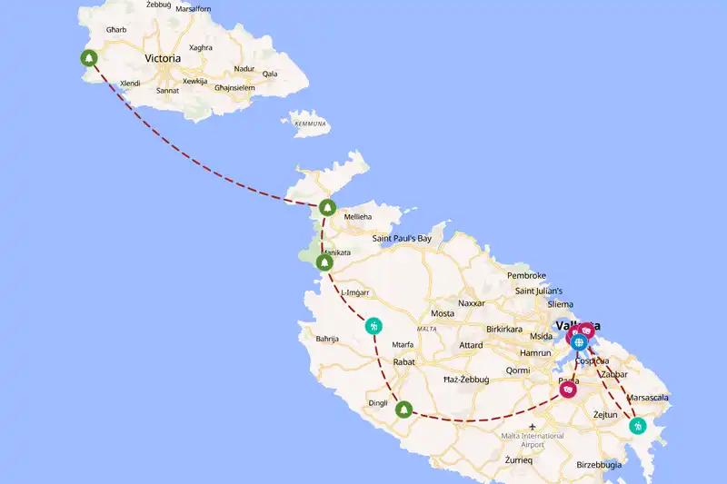 Backpacking in Malta