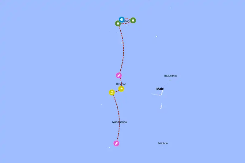 Backpacking in Maldives