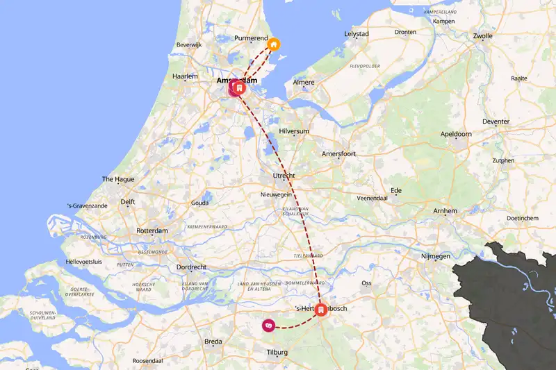 Backpacking in Netherlands