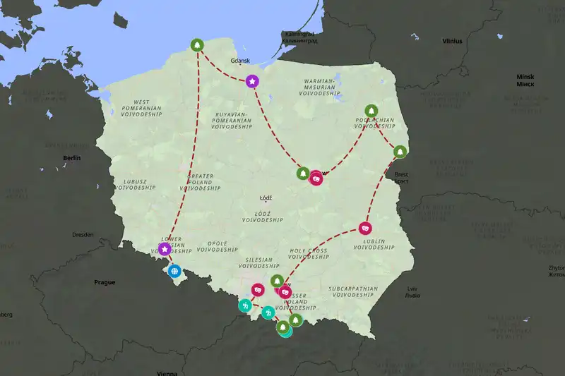 Backpacking in Poland