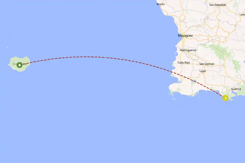 Example Puerto Rico itinerary planner route