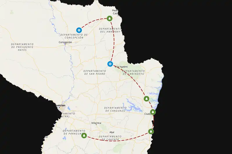 Backpacking in Paraguay