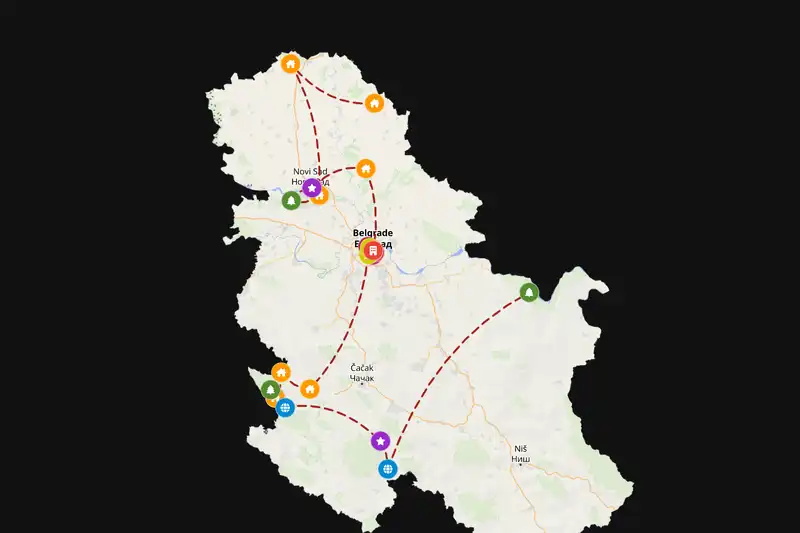 Backpacking in Serbia