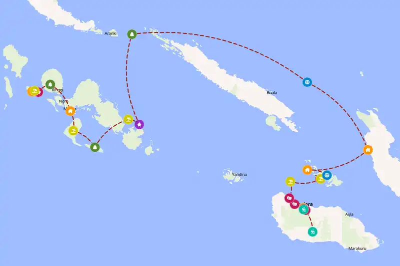 Backpacking in Solomon Islands