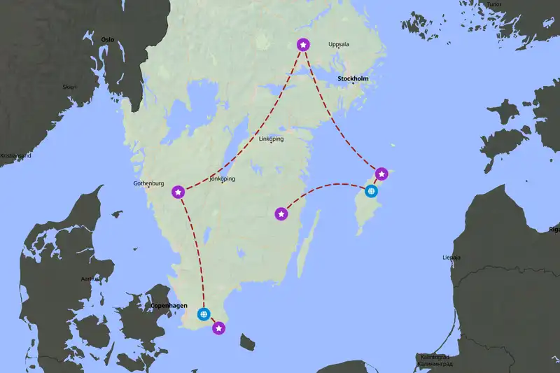 Backpacking in Sweden