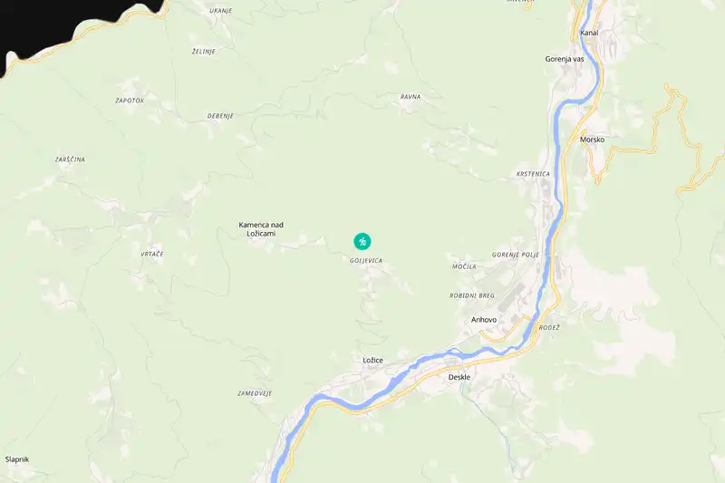 Example Slovenia itinerary planner route