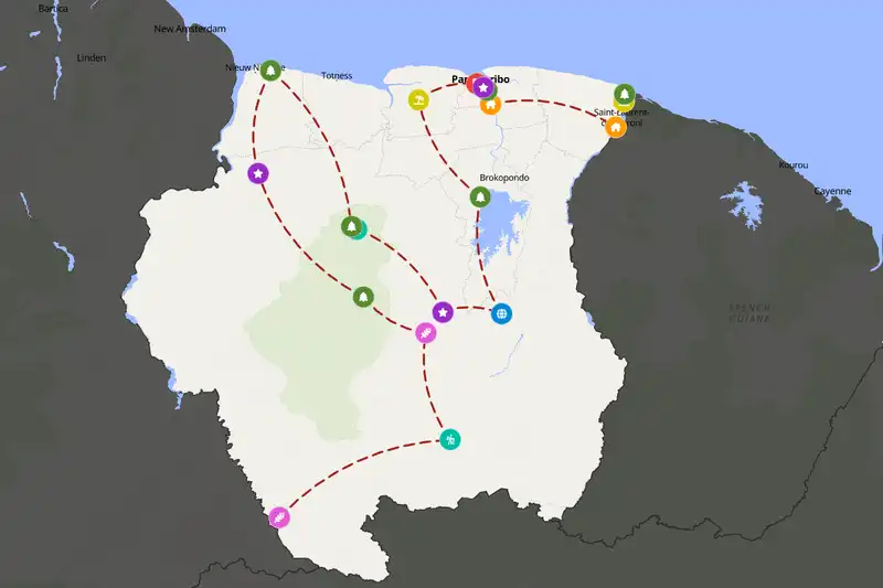 Backpacking in Suriname