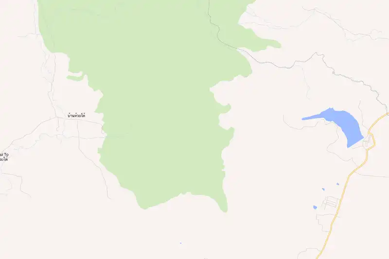 Example Thailand itinerary planner route