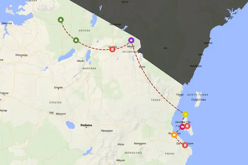 Backpacking in Tanzania