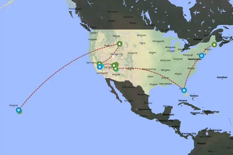 Backpacking in United States