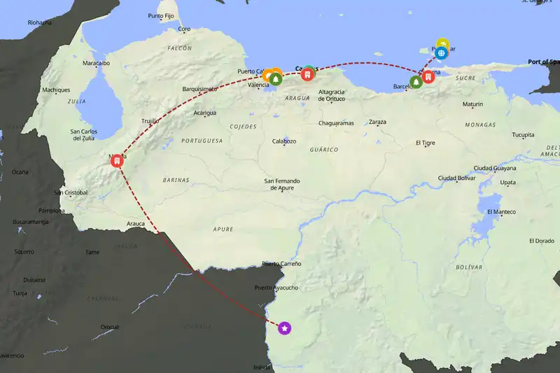Backpacking in Venezuela