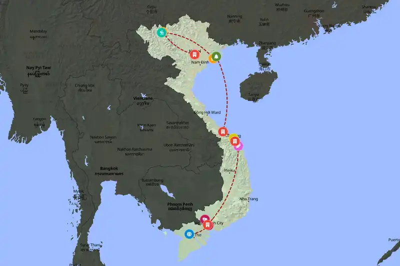 Backpacking in Vietnam