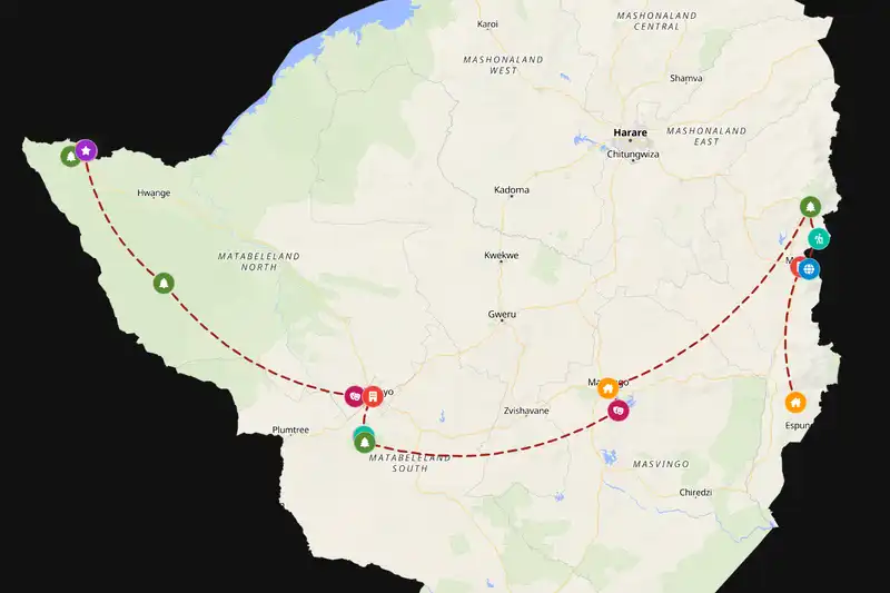 Backpacking in Zimbabwe